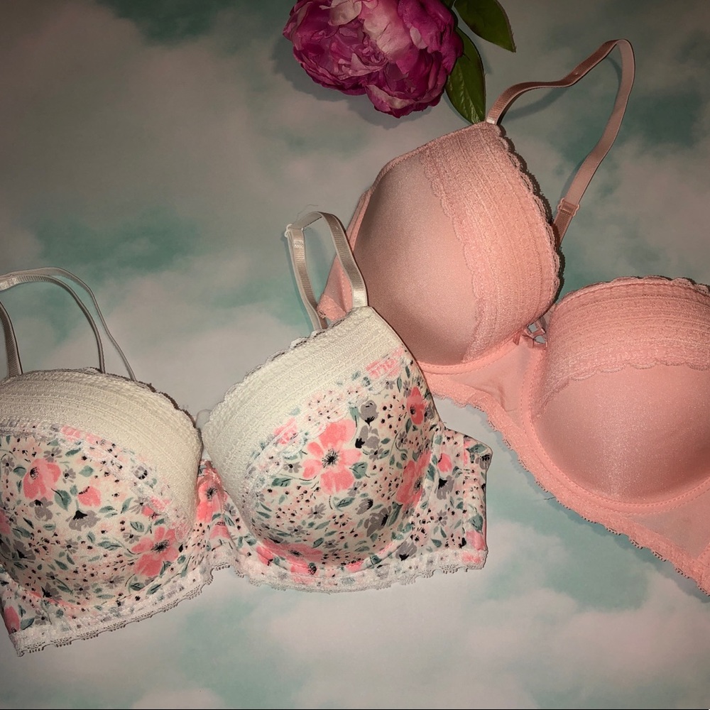 Laura Ashley push up floral and feminine bras (2)